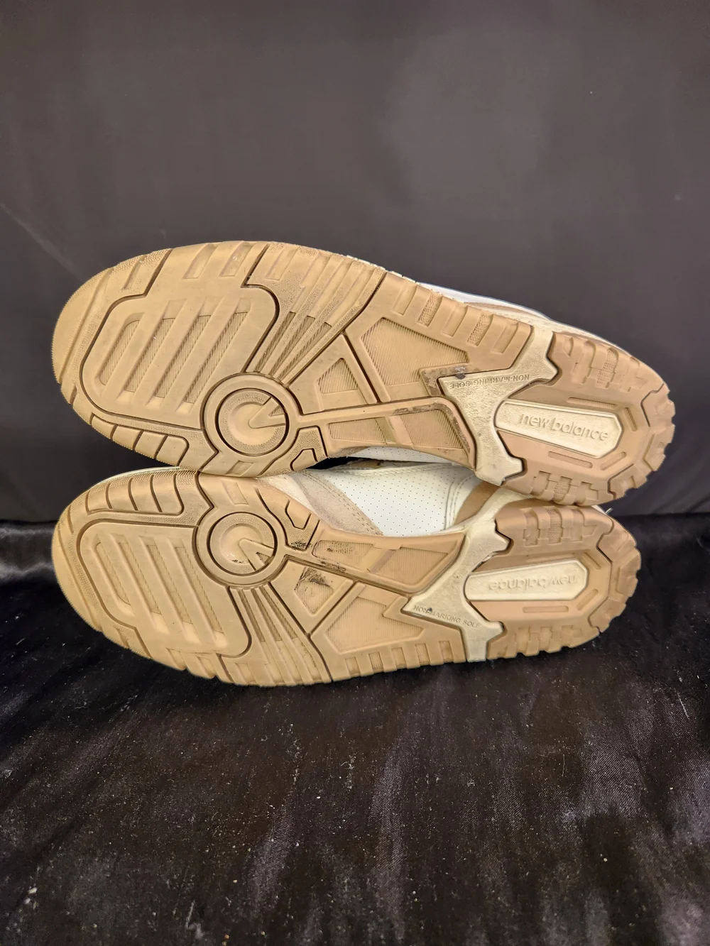 New Balance 550 Cream & Tan Sneakers